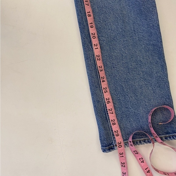 AGOLDE || High Rise Stovepipe Jeans Blue 25 - Picture 9 of 9